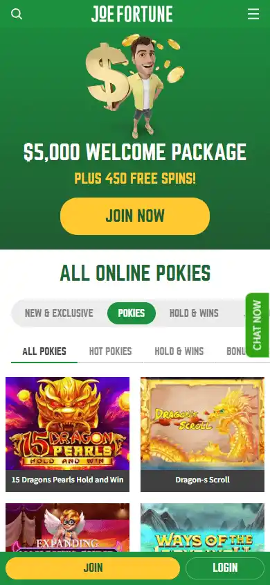 Joe Fortune Casino screenshot 5