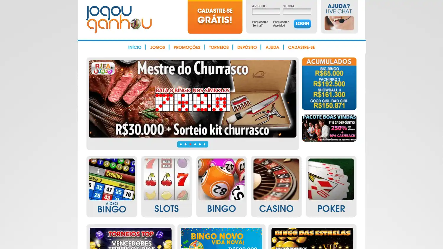 Jogou Ganhou Casino screenshot 1