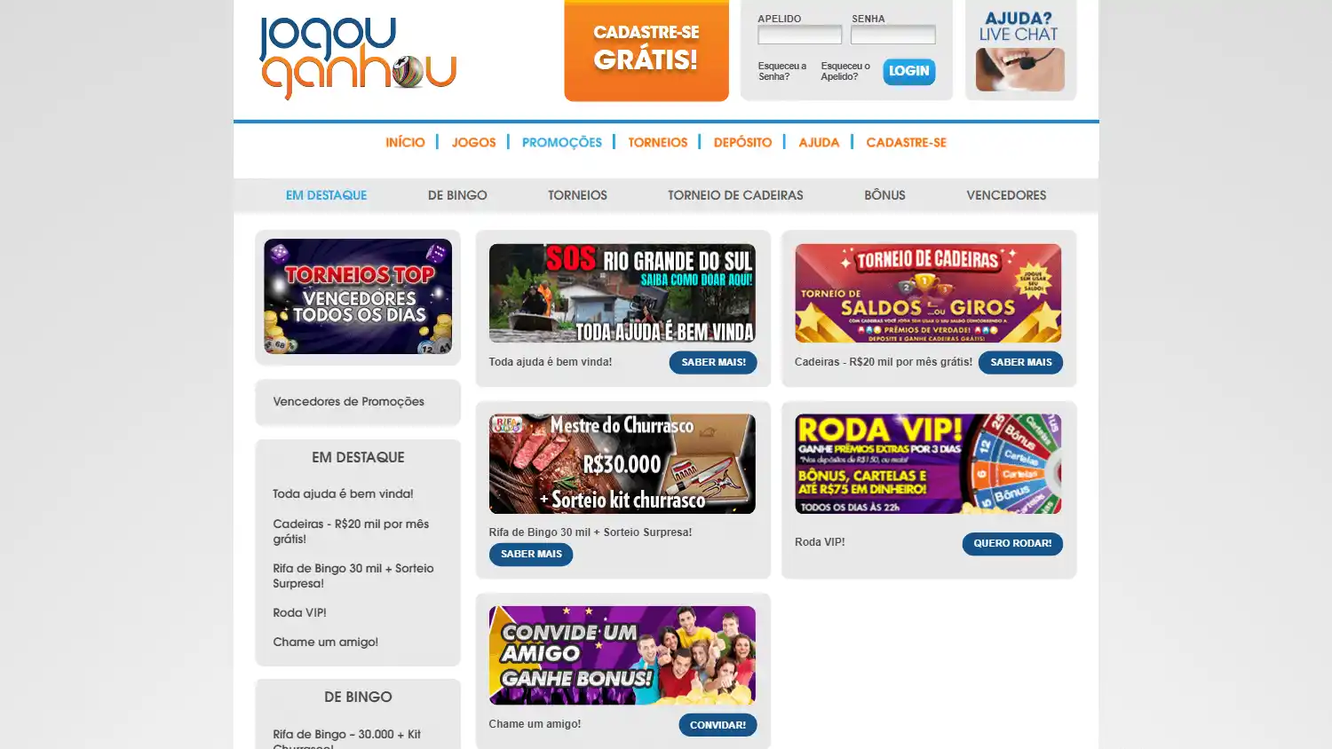 Jogou Ganhou Casino screenshot 3