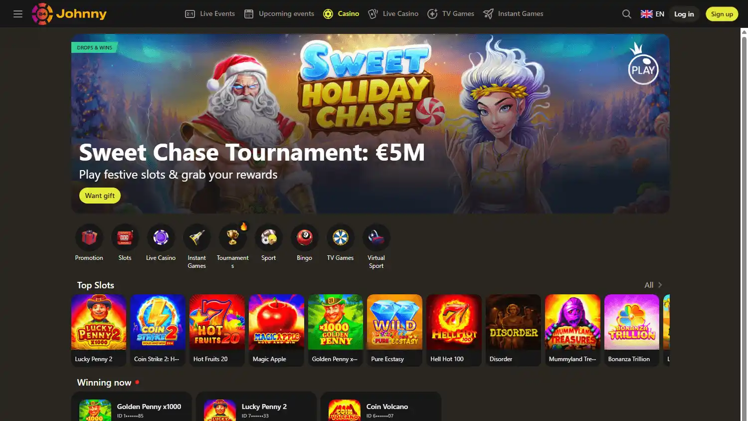 Johnny24 Casino screenshot 2