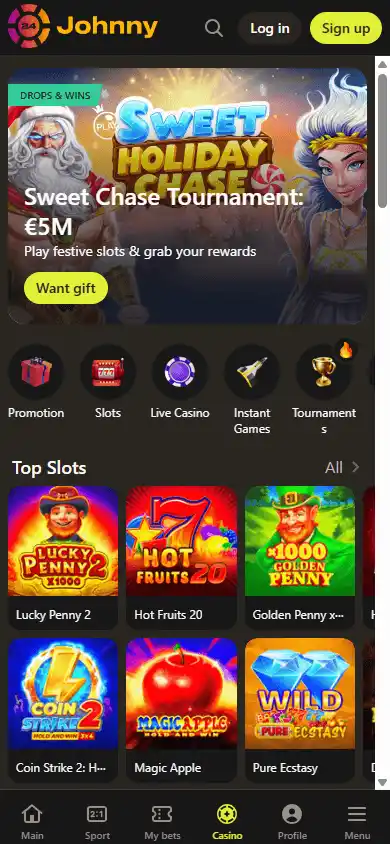 Johnny24 Casino screenshot 4