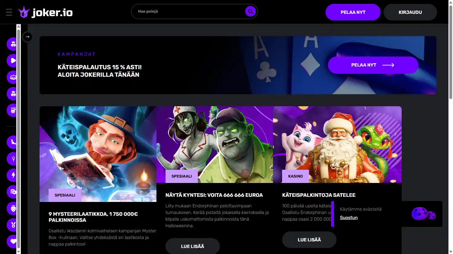Joker.io Casino screenshot 3
