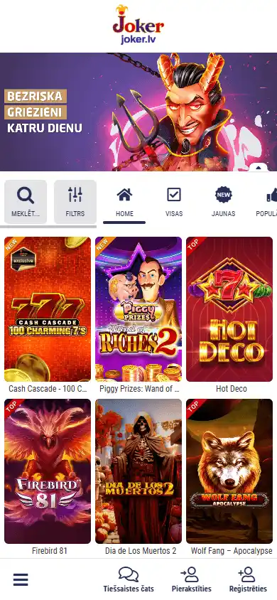 Joker.lv Casino screenshot 4