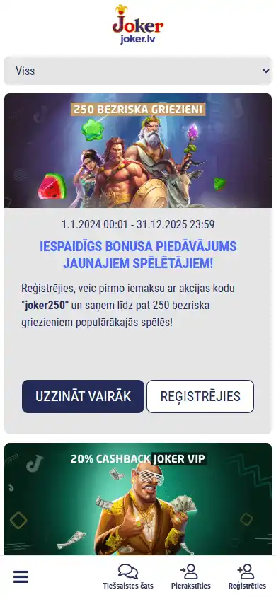 Joker.lv Casino screenshot 6