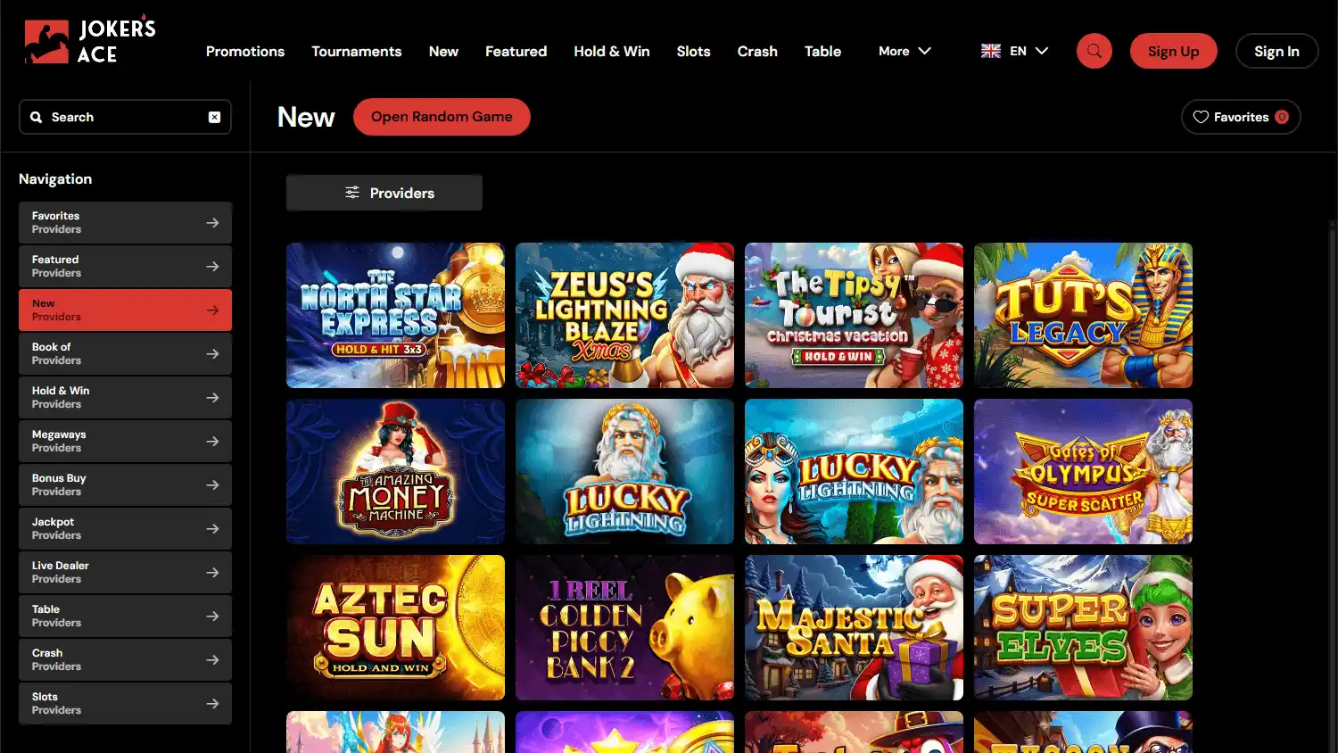 Joker's Ace Casino screenshot 2
