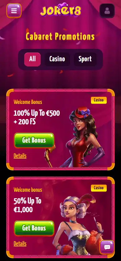 Joker8 Casino screenshot 6