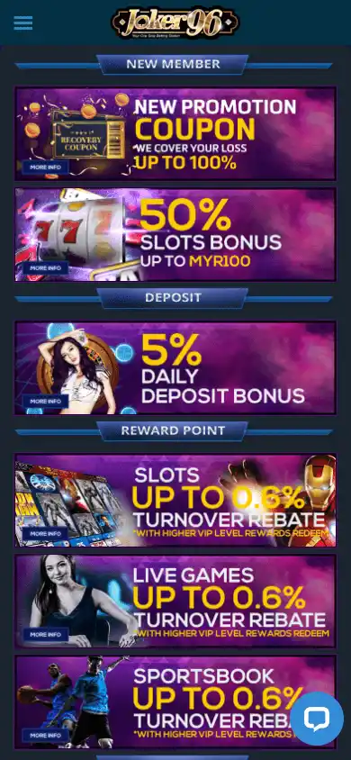 Joker96 Casino screenshot 6