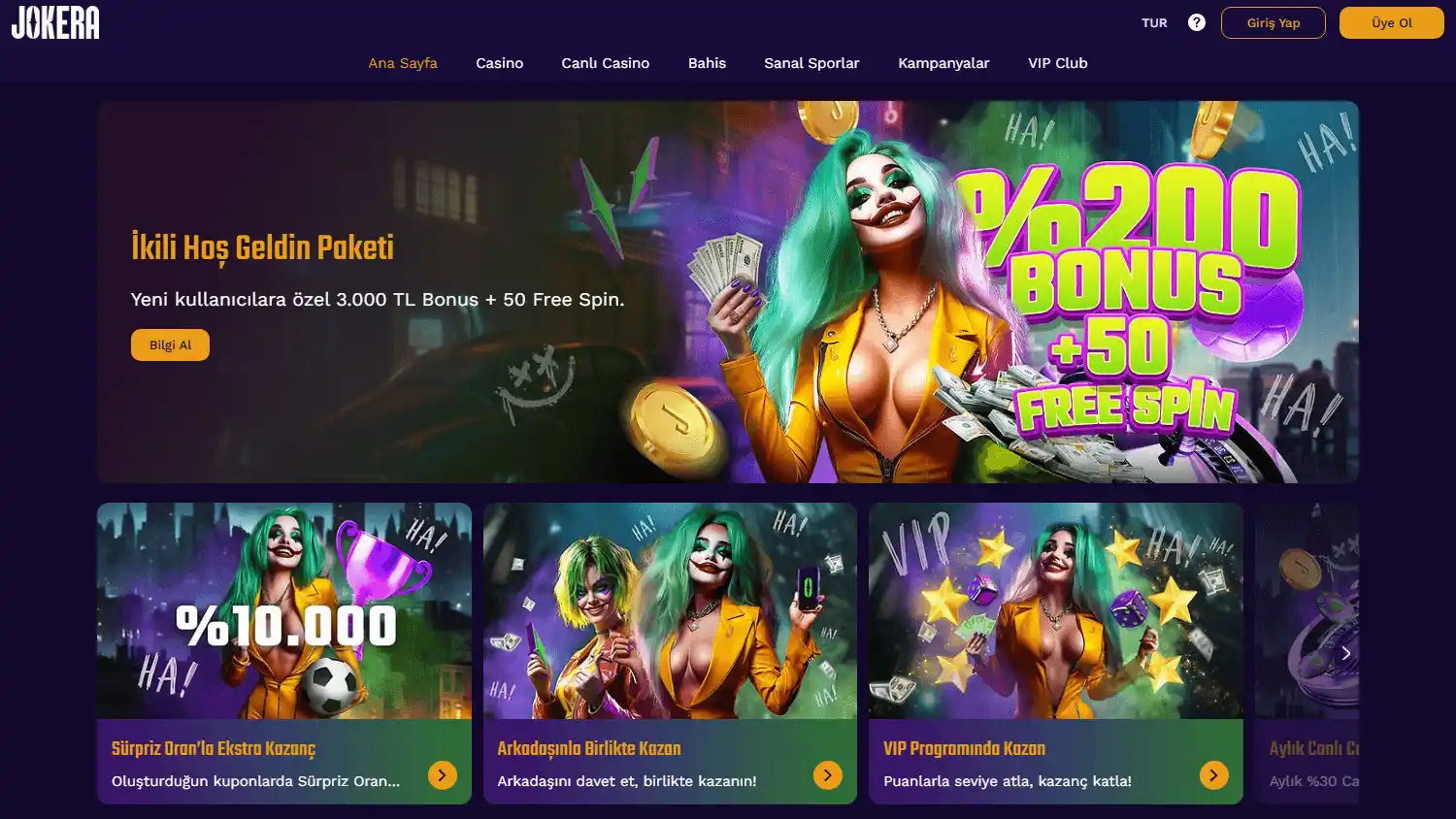 Jokera Casino screenshot 1