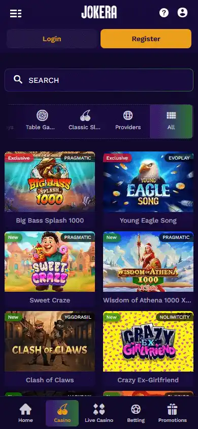 Jokera Casino screenshot 5