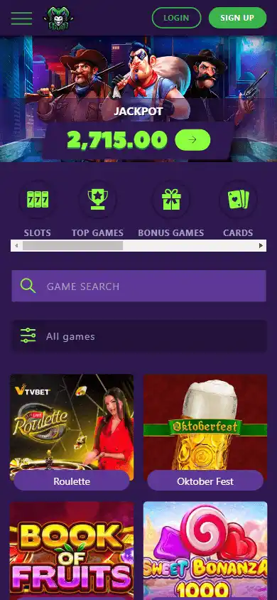 JokerBet.biz Casino screenshot 3