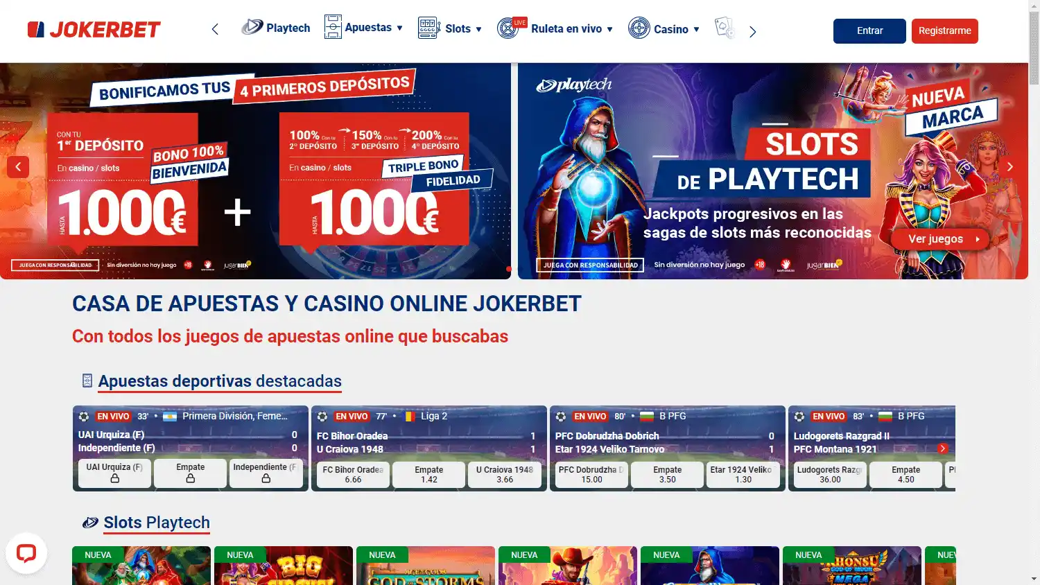 Jokerbet Casino ES screenshot 1