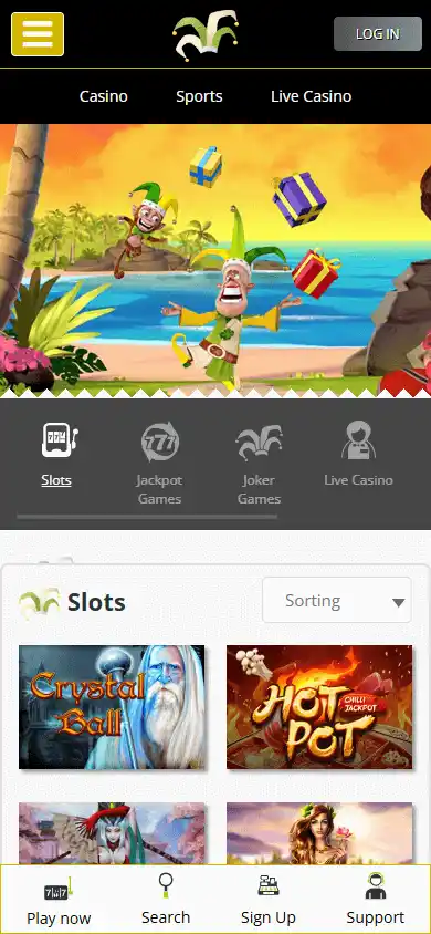Joker Casino screenshot 4