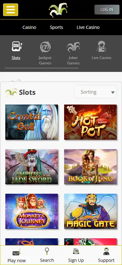 Joker Casino screenshot 5