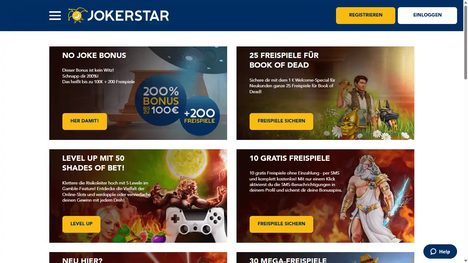 Jokerstar Casino screenshot 2