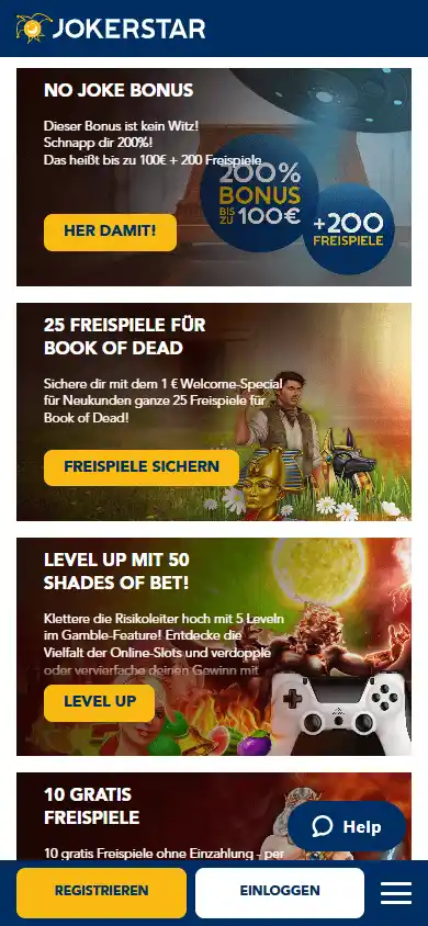 Jokerstar Casino screenshot 5