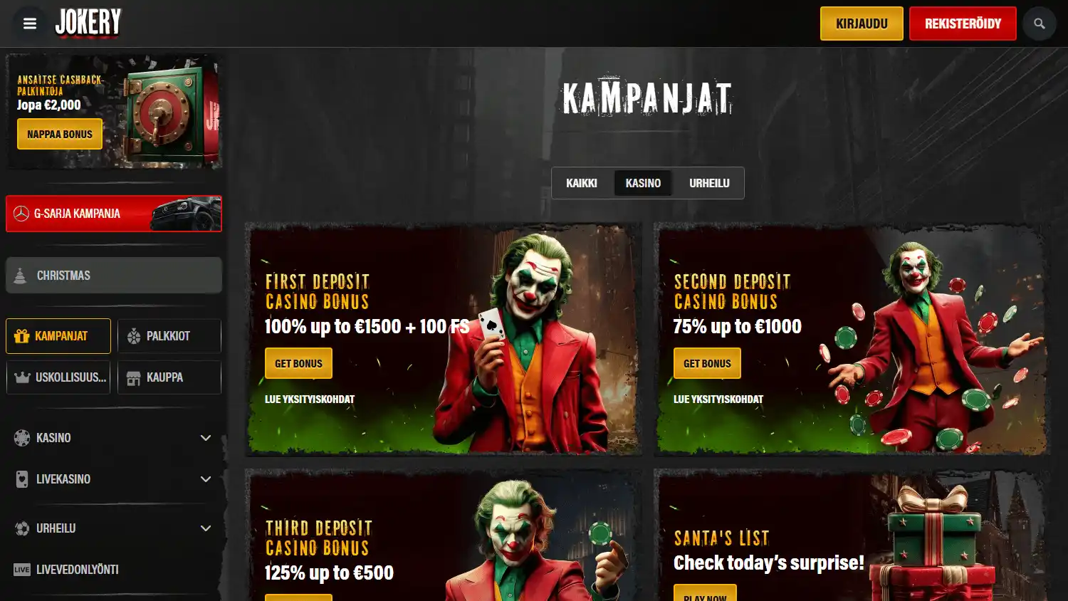 Jokery Casino screenshot 3
