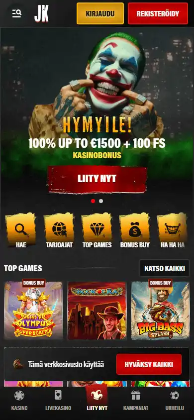 Jokery Casino screenshot 4
