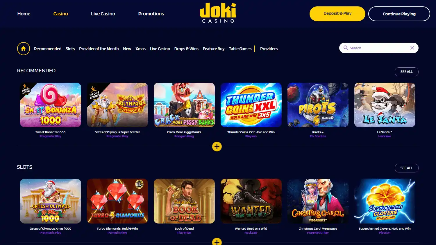 JokiCasino screenshot 2