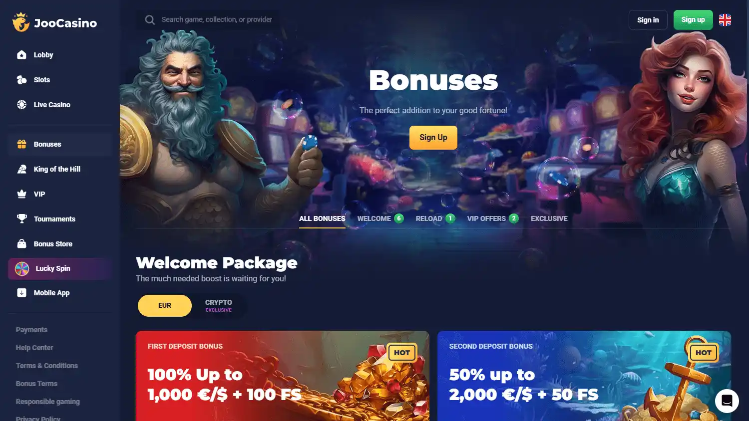 Joo Casino screenshot 3