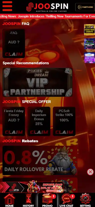 Joospin Casino screenshot 4