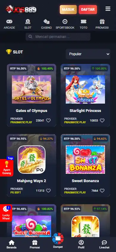 JOS889 Casino screenshot 5