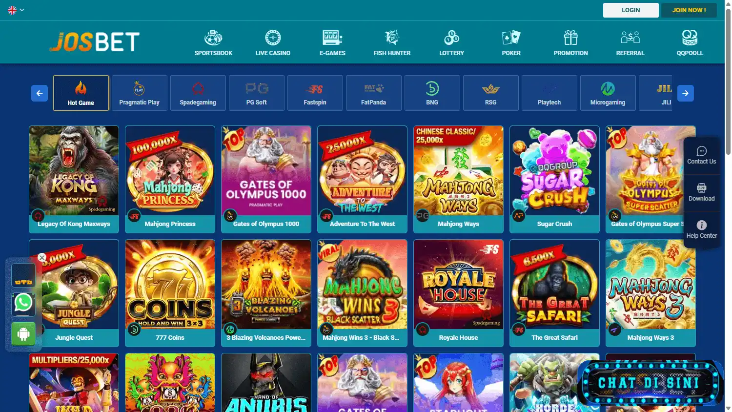 Josbet Casino screenshot 2