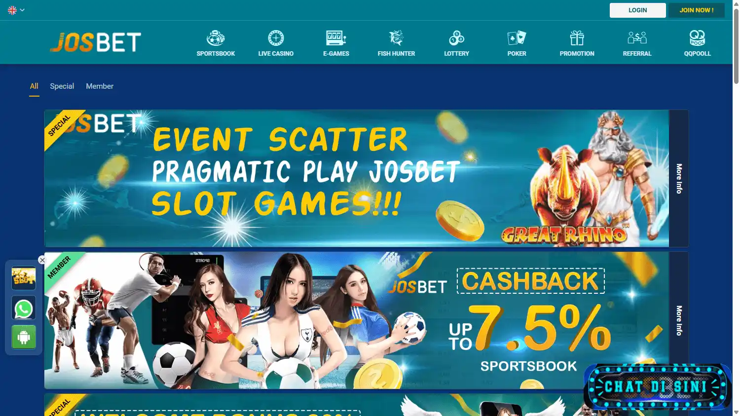 Josbet Casino screenshot 3