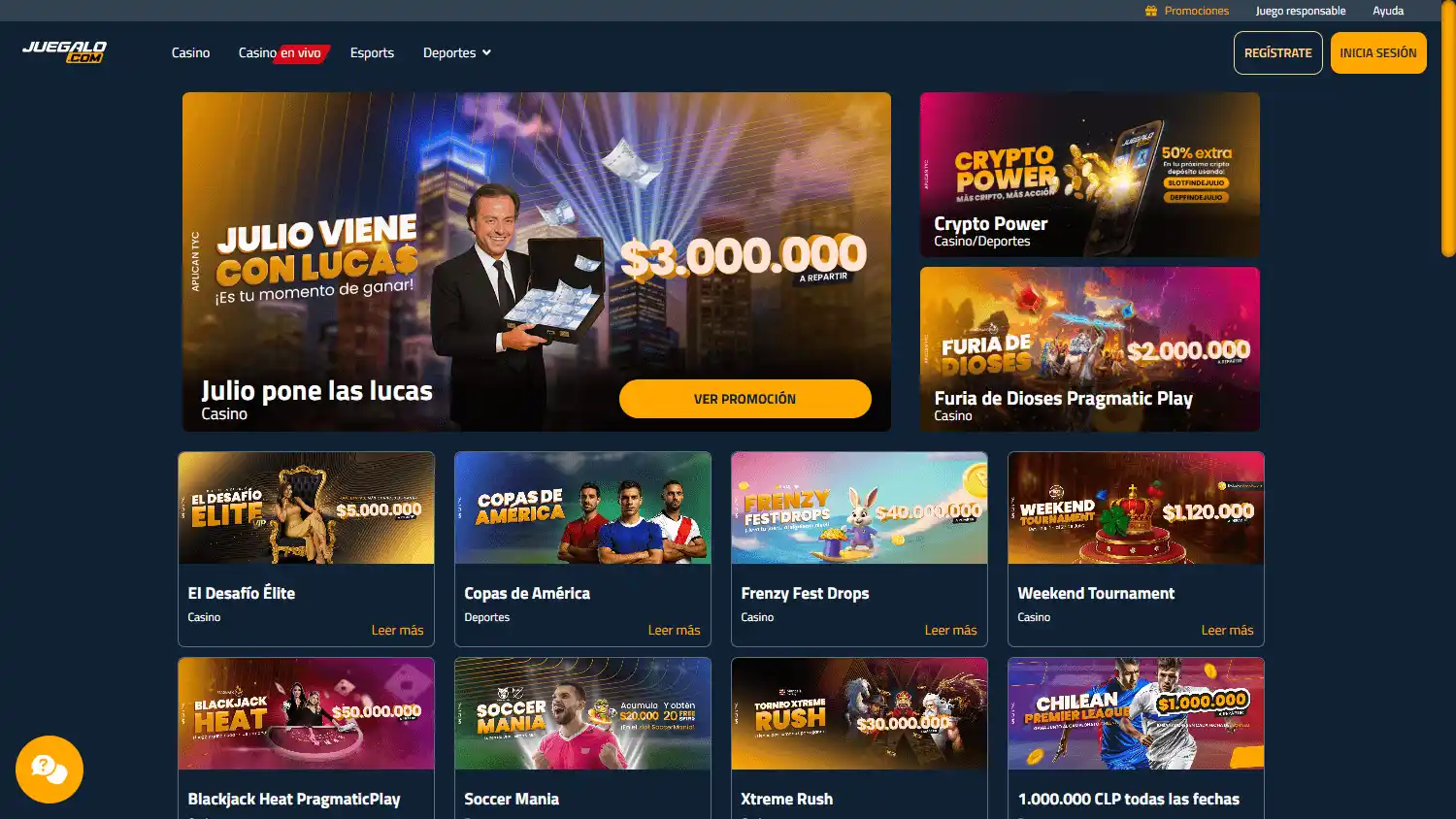 Juegalo Casino screenshot 3