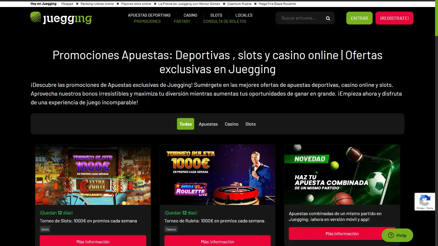 Juegging Casino screenshot 3
