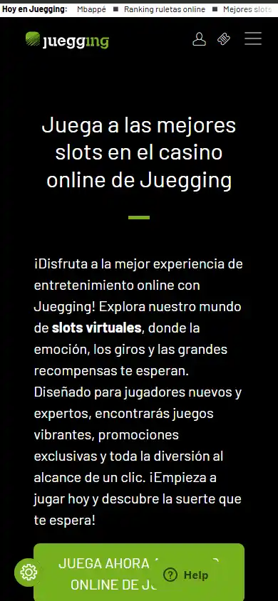 Juegging Casino screenshot 5