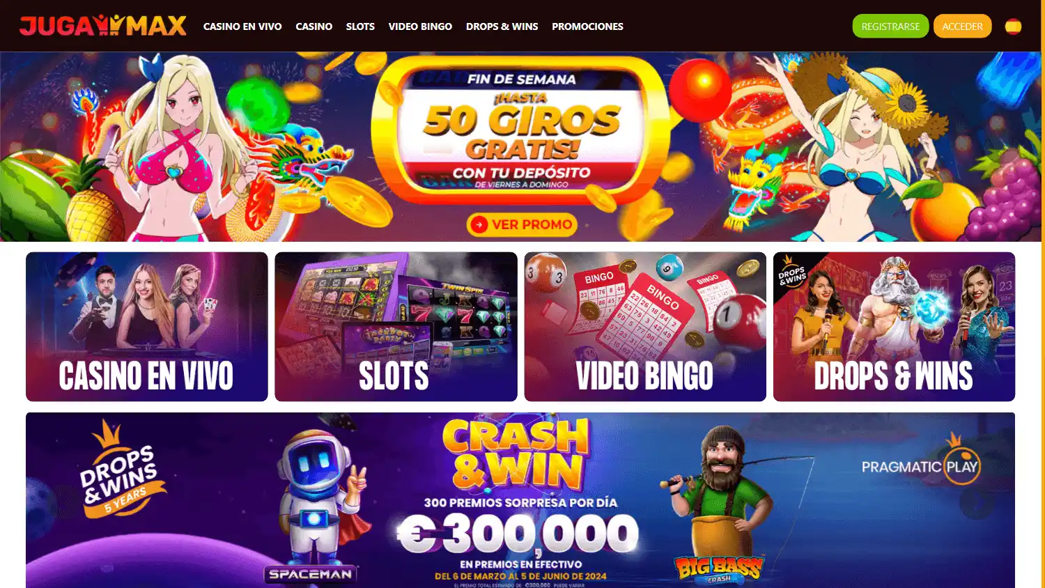 Jugamax Casino screenshot 1