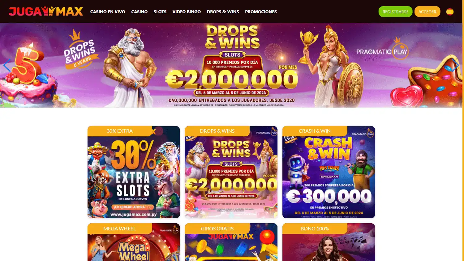 Jugamax Casino screenshot 3