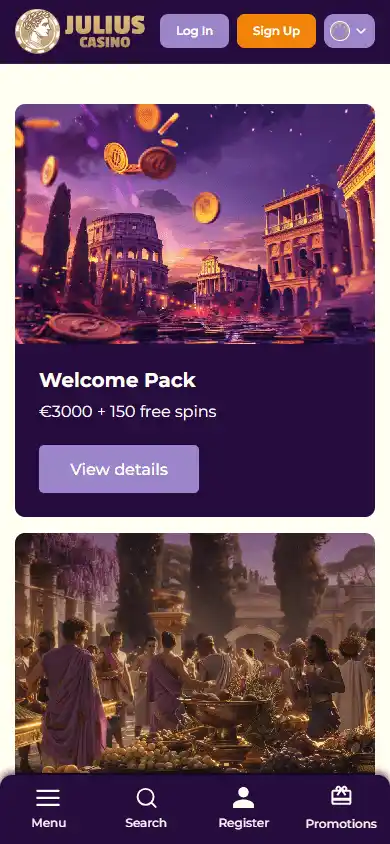 Julius Casino screenshot 4