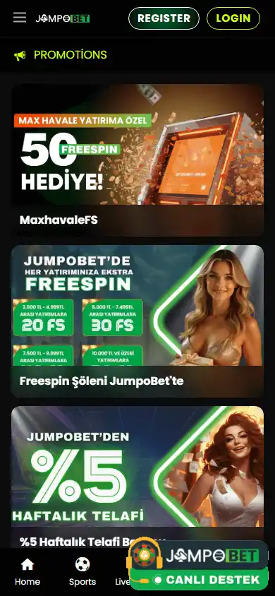 JumpoBet Casino screenshot 6