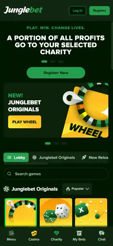 Junglebet Casino screenshot 4