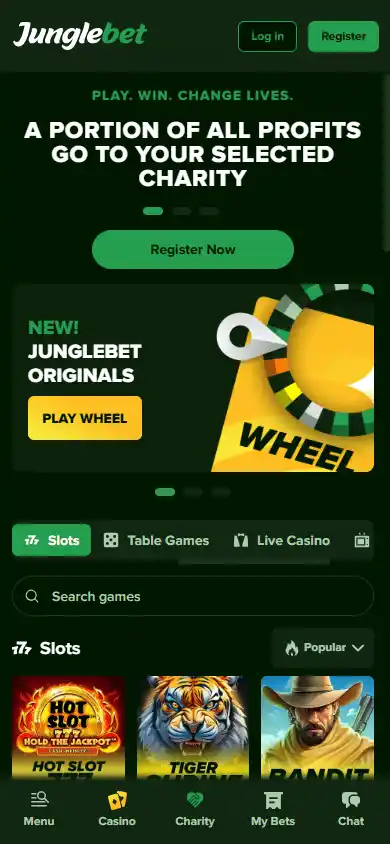 Junglebet Casino screenshot 5