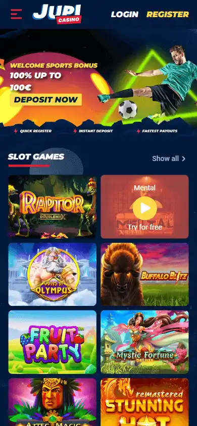Jupi Casino screenshot 3
