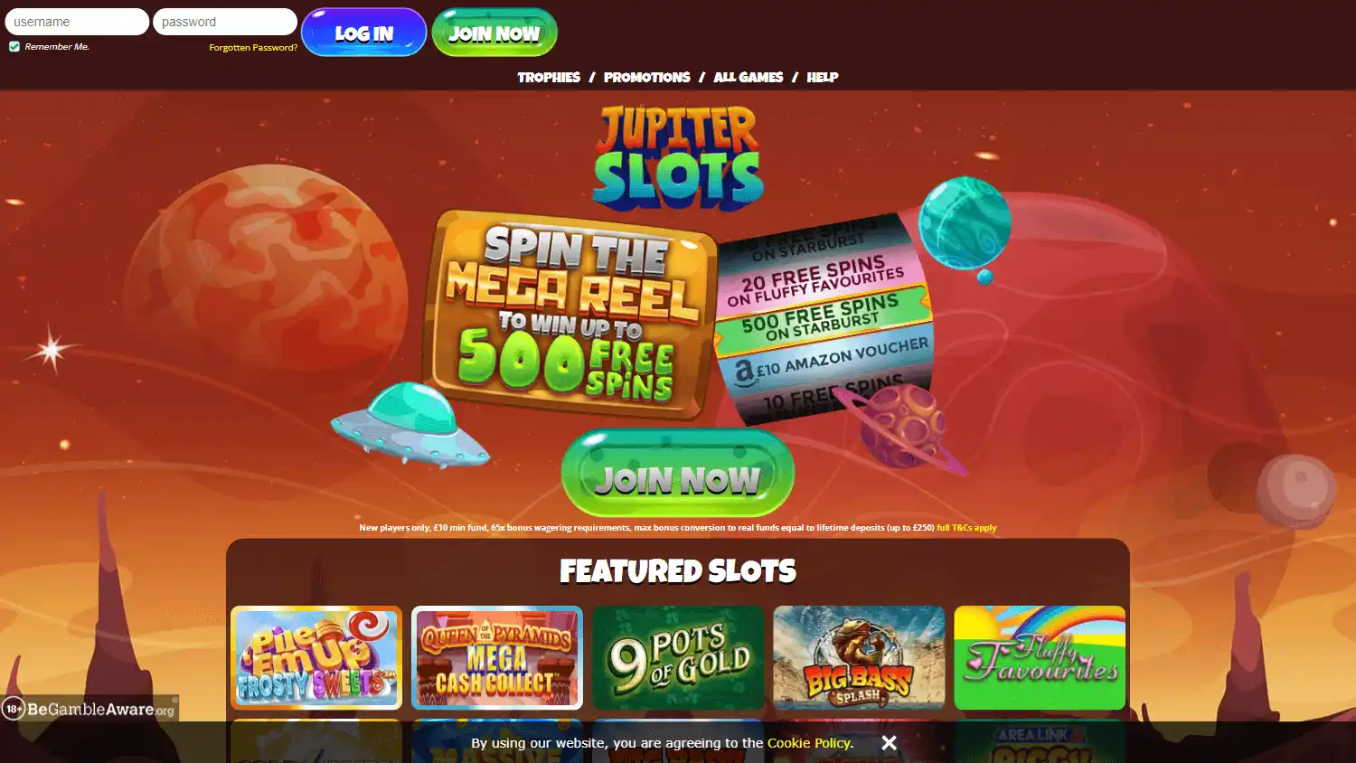Jupiter Slots Casino screenshot 1