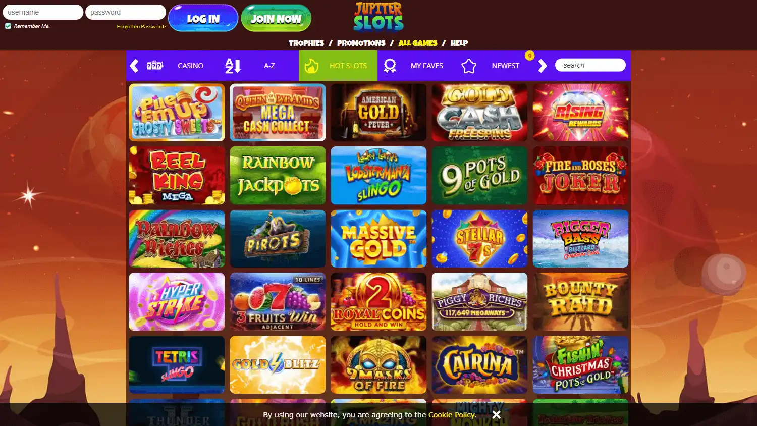 Jupiter Slots Casino screenshot 2