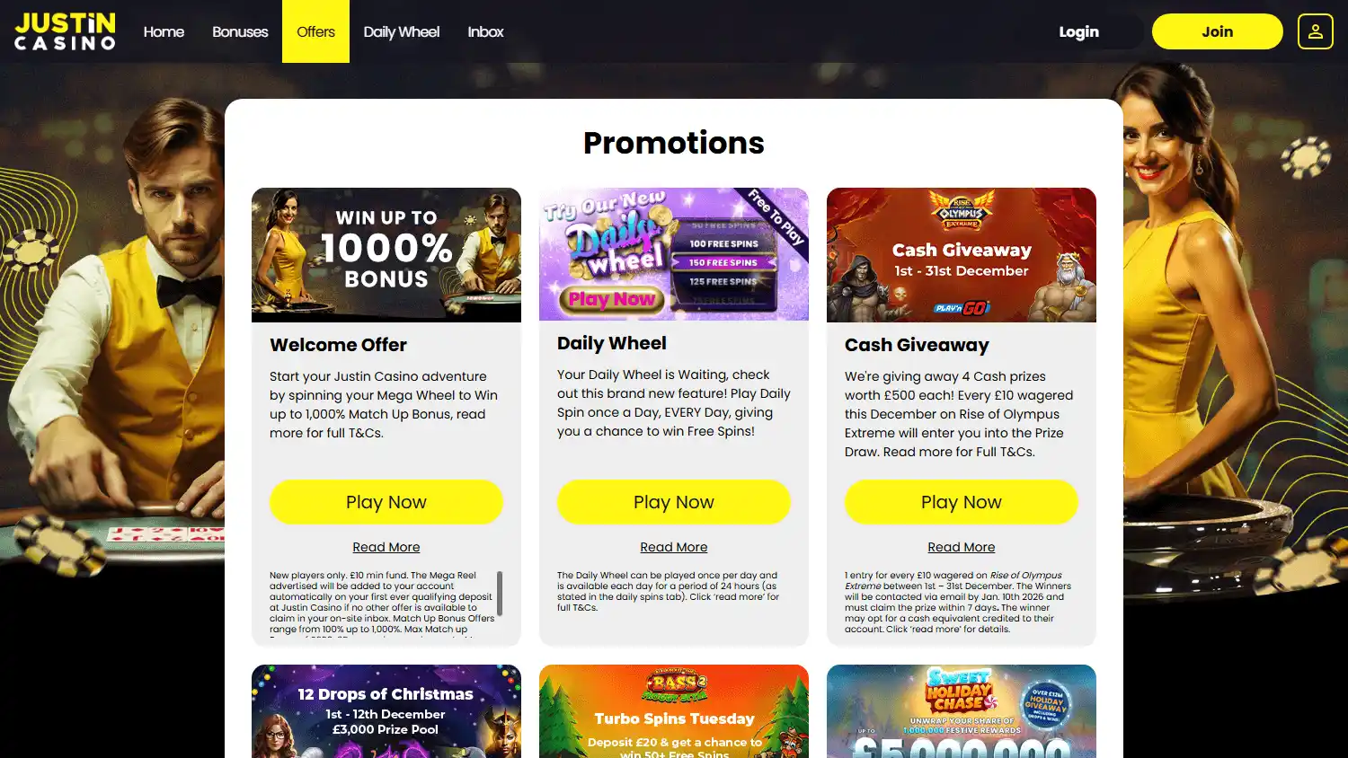 Justin Casino screenshot 3