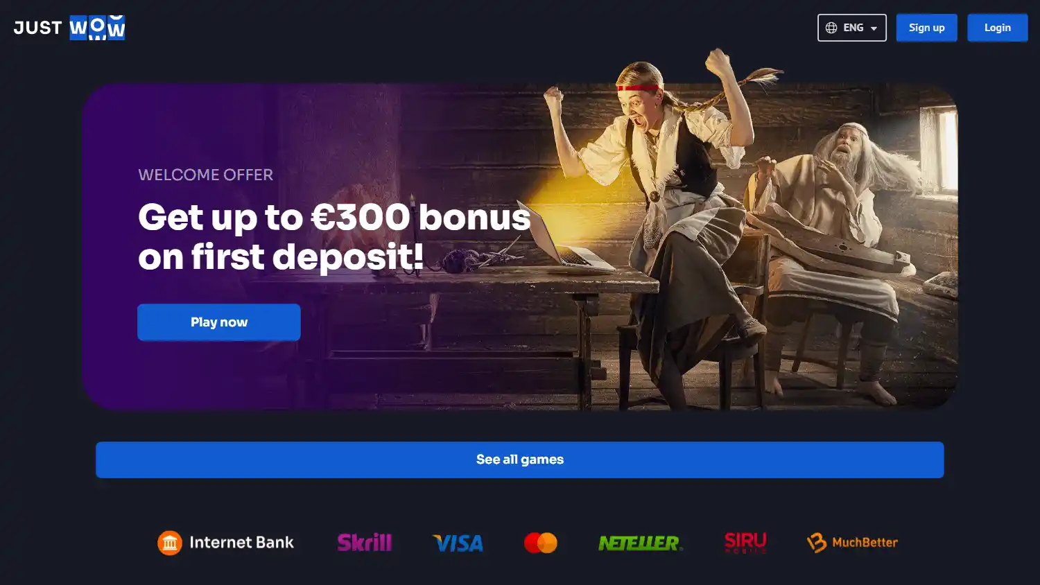 JustWOW Casino screenshot 2