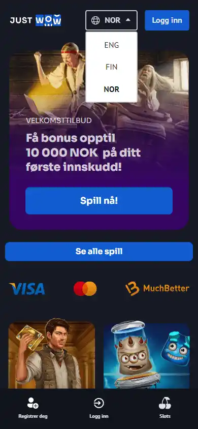 JustWOW Casino screenshot 3