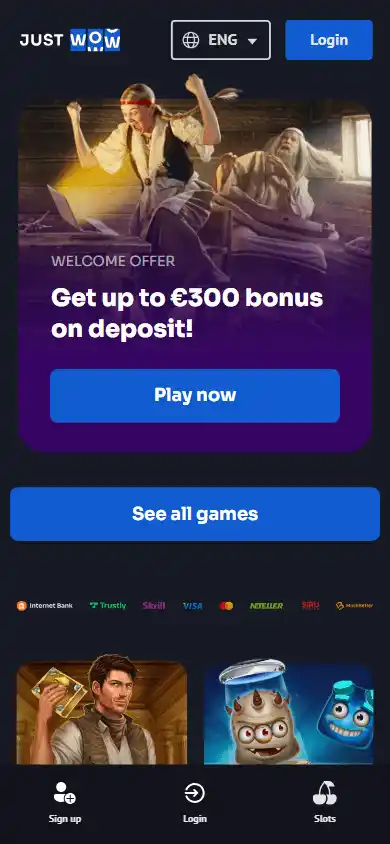 JustWOW Casino screenshot 4