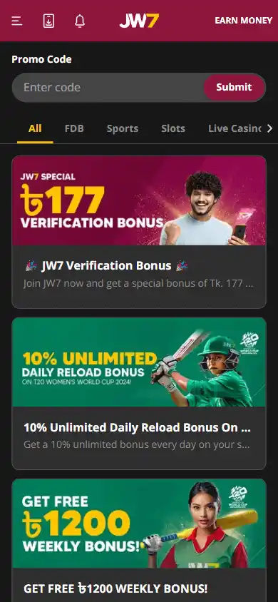 JW7 Casino screenshot 5