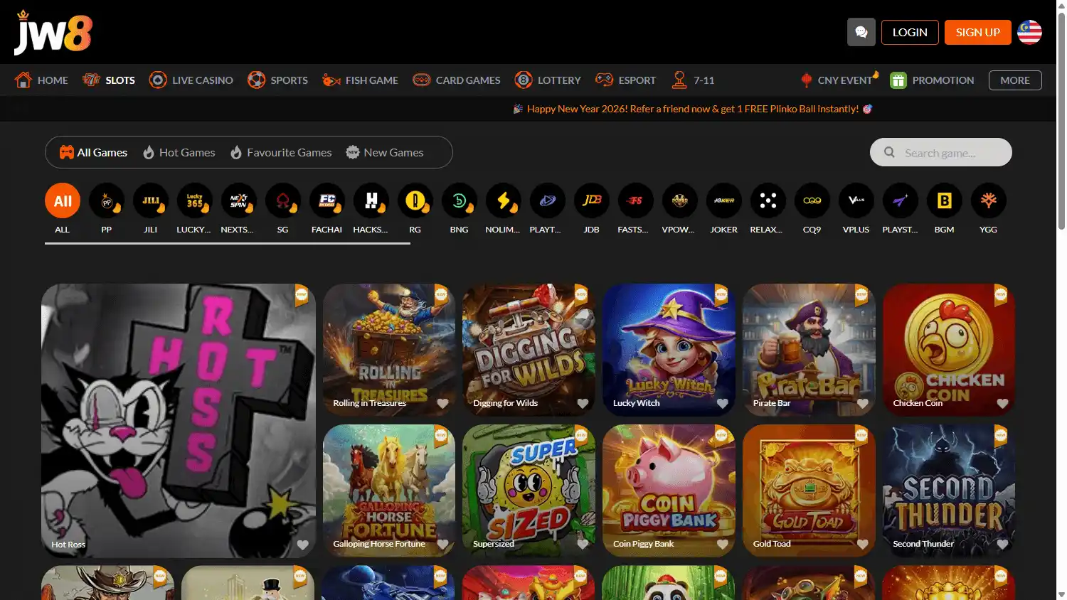 JW8 Casino screenshot 2