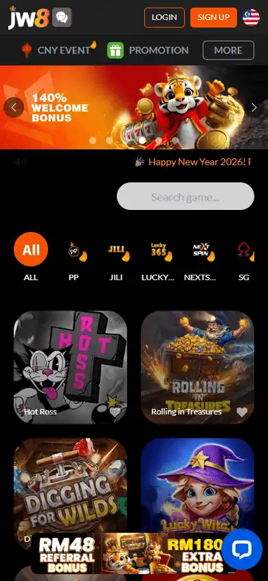 JW8 Casino screenshot 4