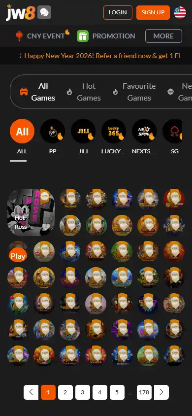 JW8 Casino screenshot 5