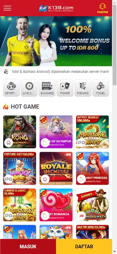 K138win Casino screenshot 4