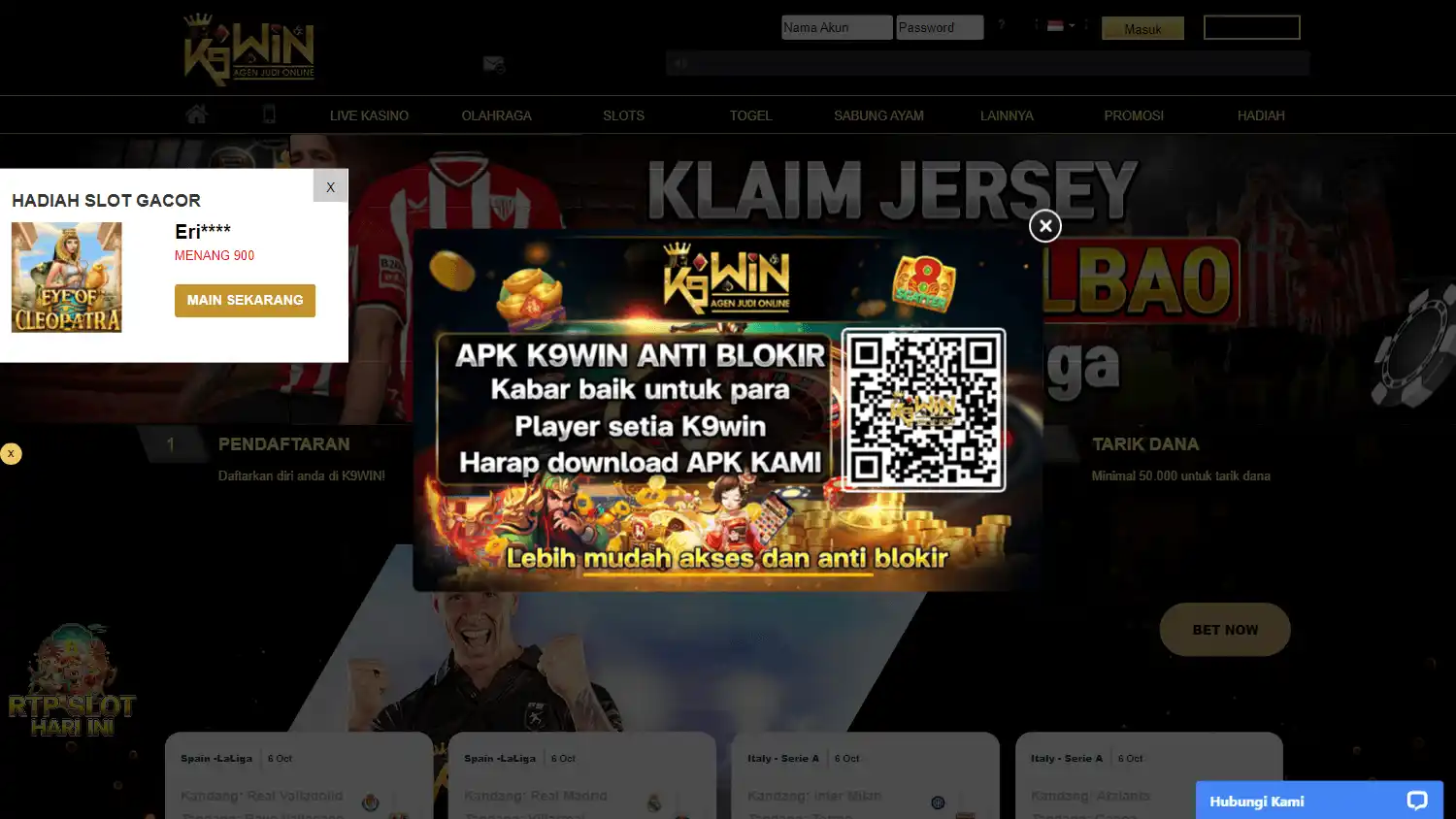 K9Win Casino screenshot 1
