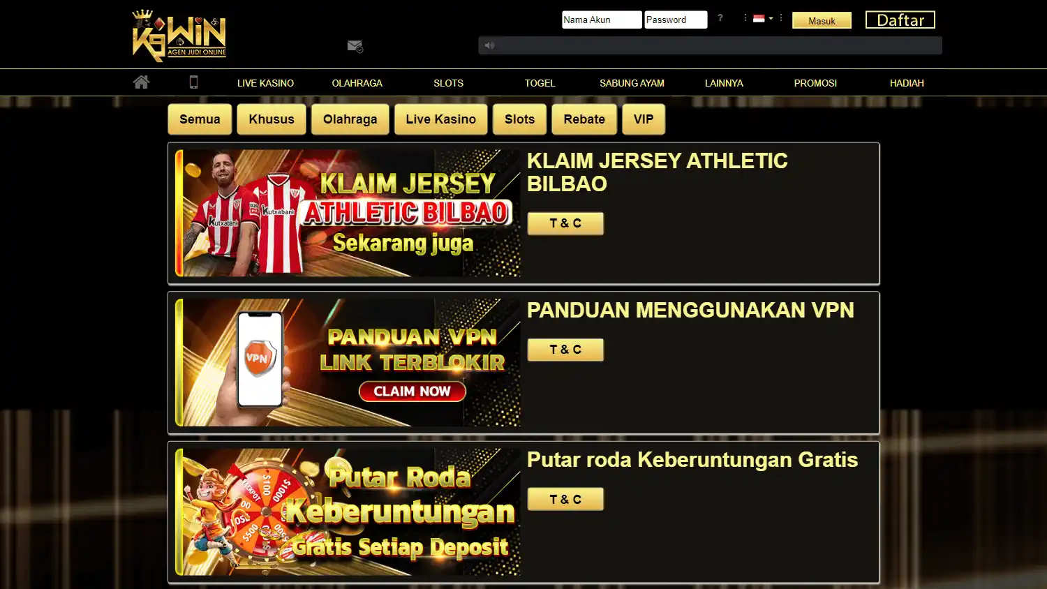 K9Win Casino screenshot 3